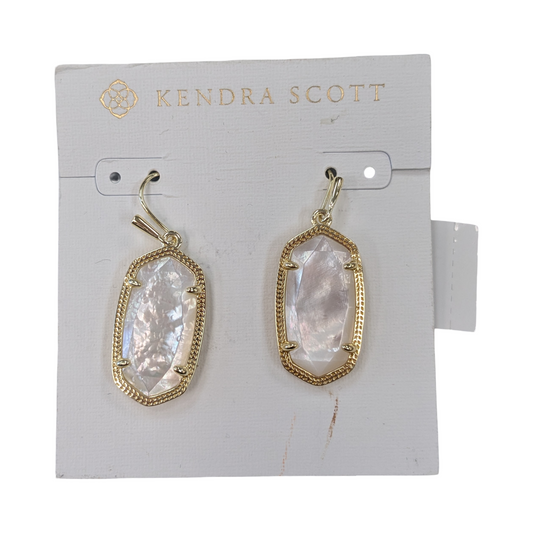 Earrings Designer By Kendra Scott In Gold & Silver