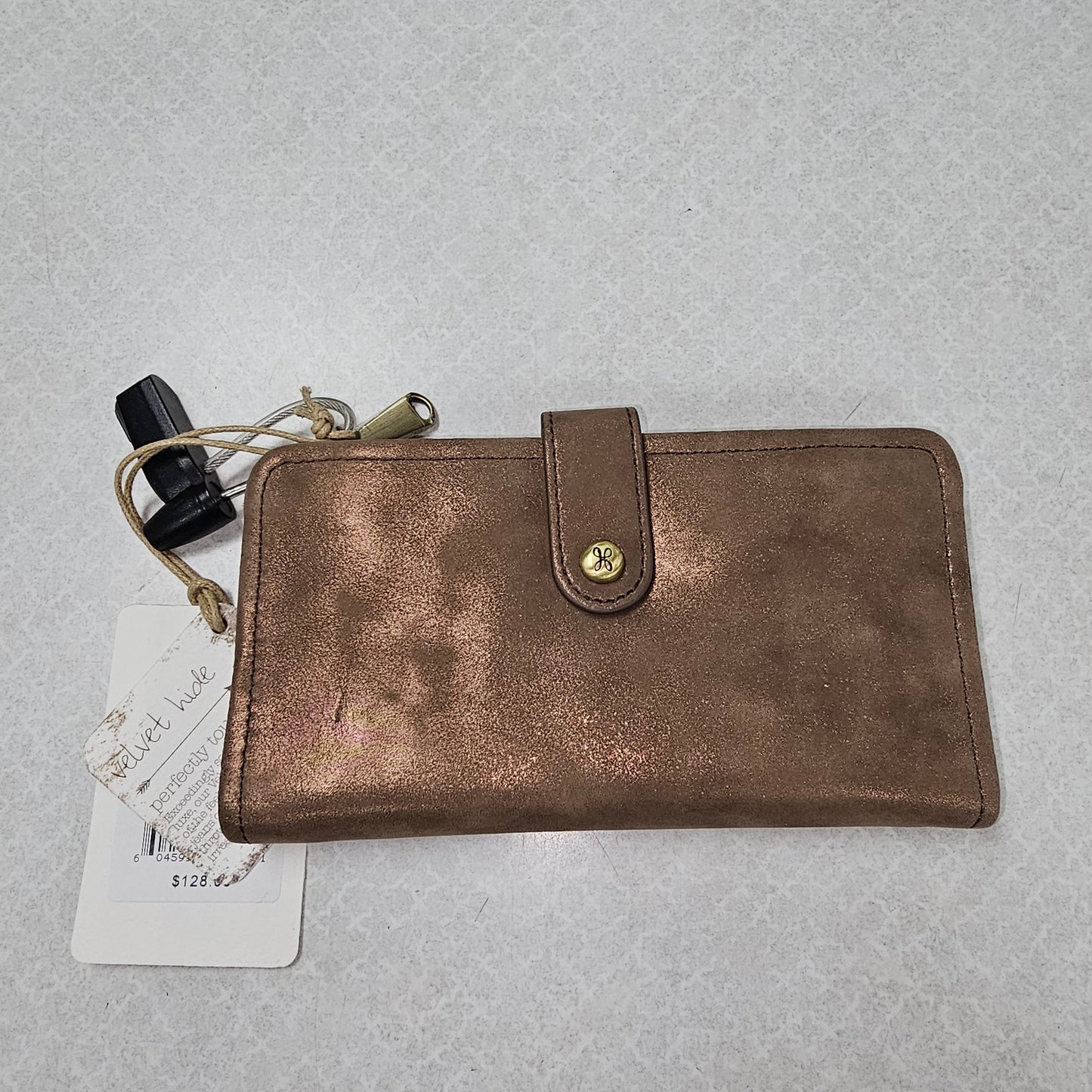 Wallet By Hobo Intl In Bronze, Size:Medium