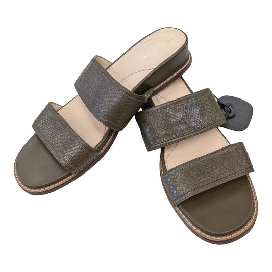 Sandals Flats By Cole-Haan In Green, Size:8.5