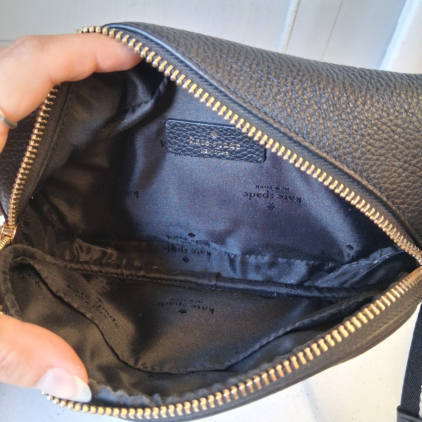 Belt Bag Designer By Kate Spade In Black, Size:Small