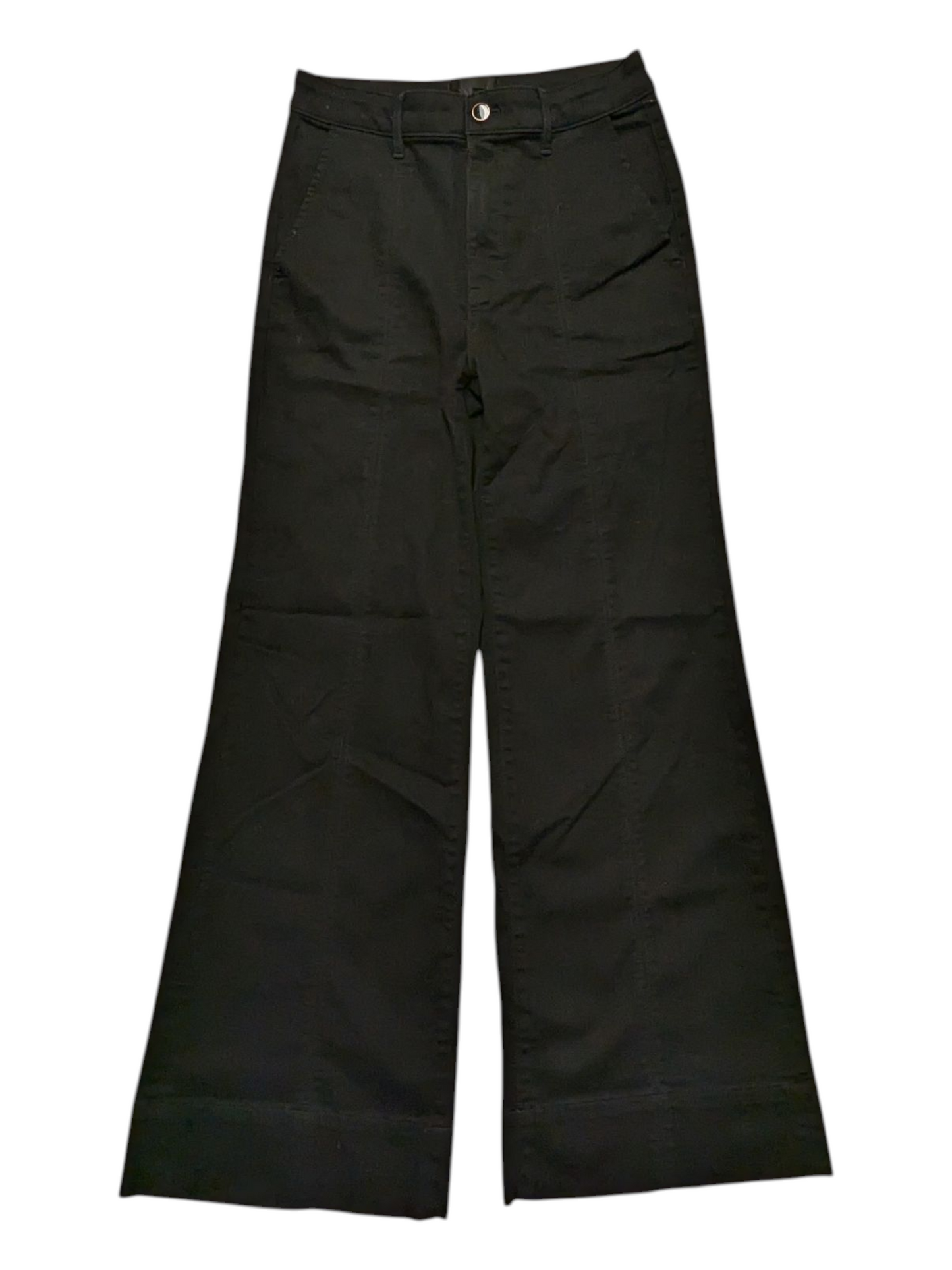 Jeans Wide Leg By White House Black Market In Black, Size:4