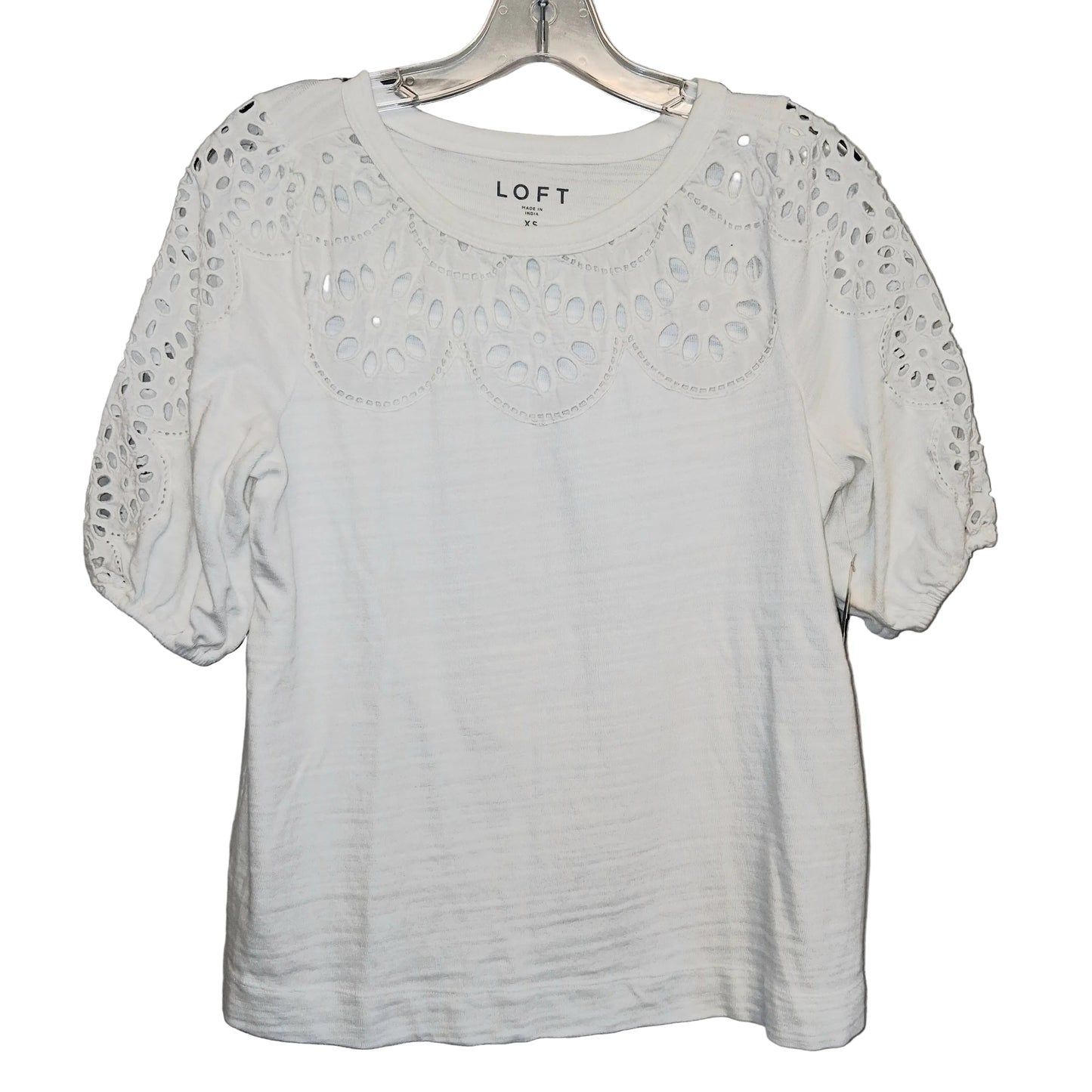Top Ss By Loft In White, Size:Xs
