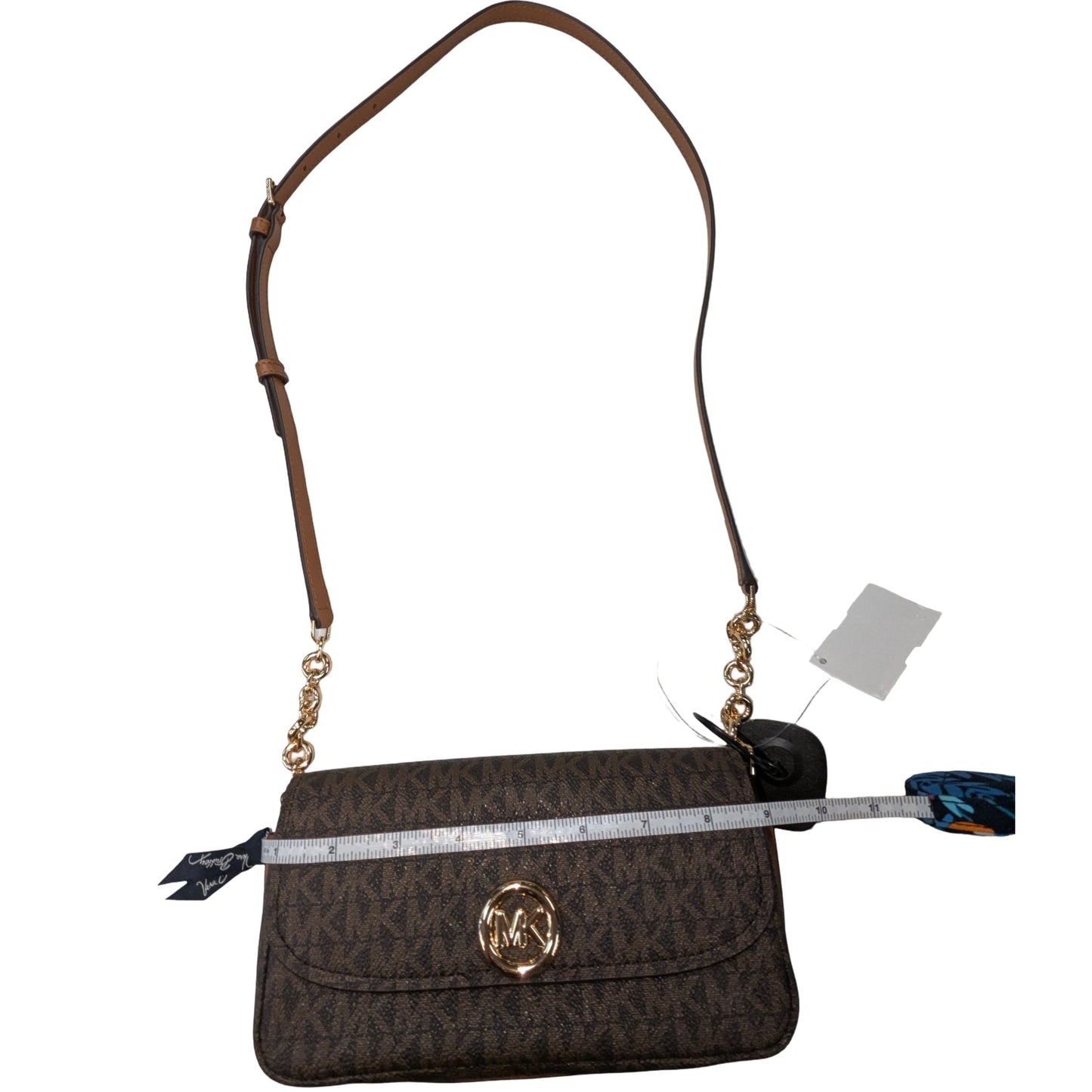 Handbag Designer By Michael Kors In Brown, Size:Small