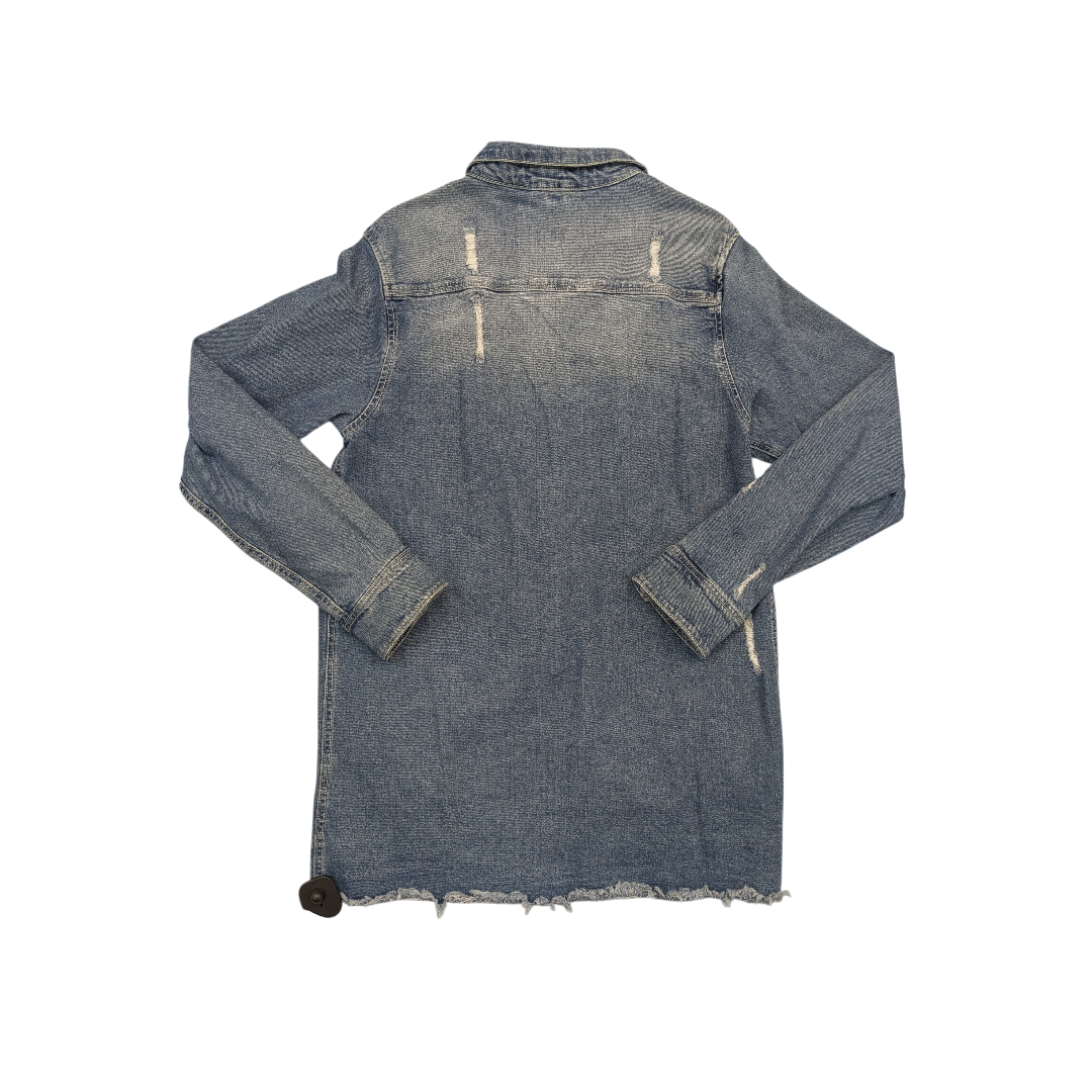 Blazer By Love Tree In Blue Denim, Size:L