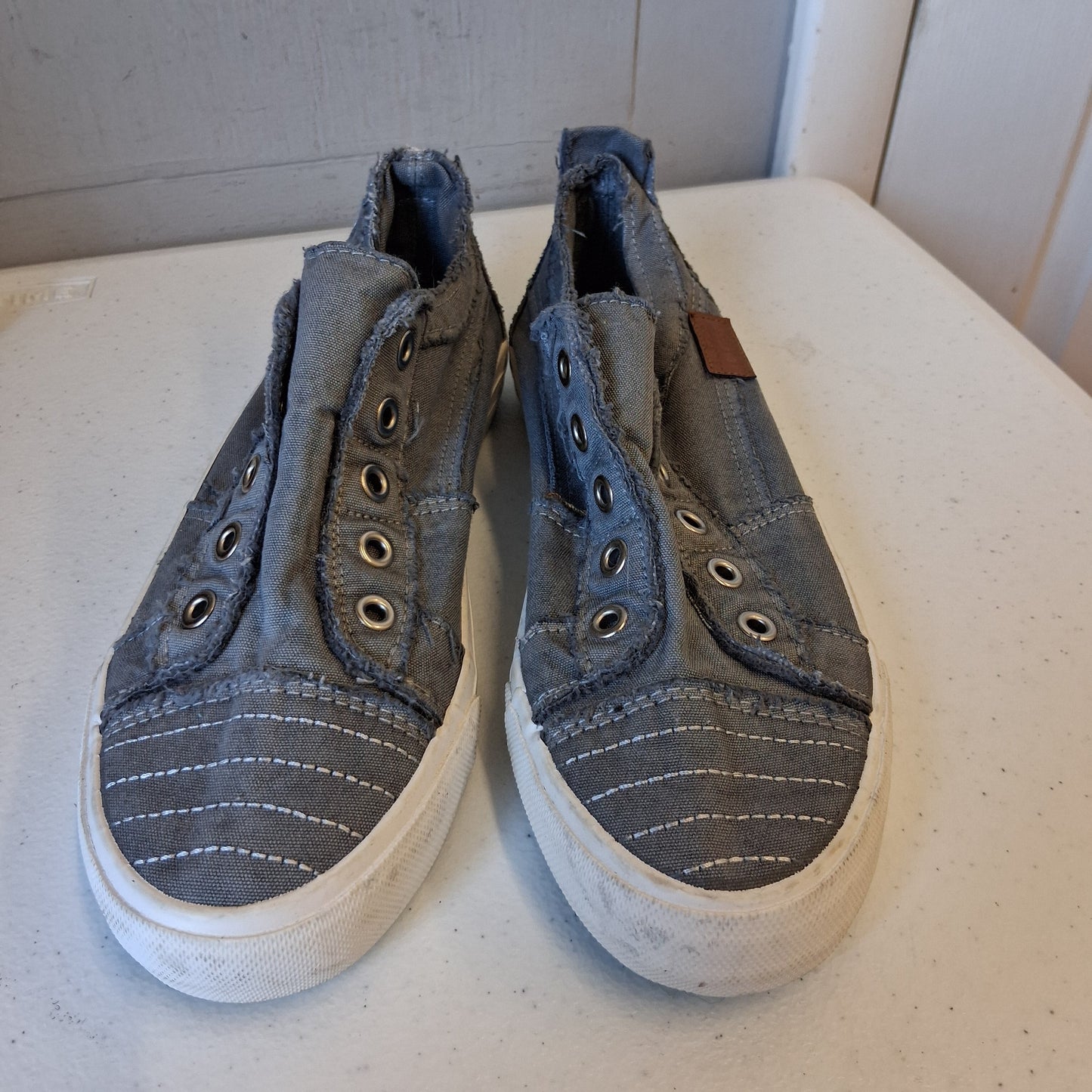 Shoes Sneakers By Jenn Aador In Blue, Size:6.5