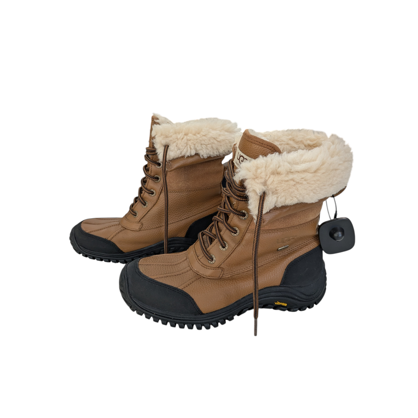 Boots Designer By Ugg In Black & Brown, Size:7