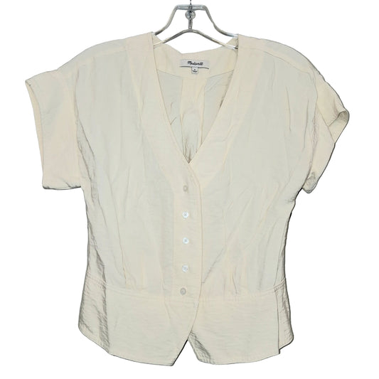 Top Ss By Madewell In Yellow, Size:S