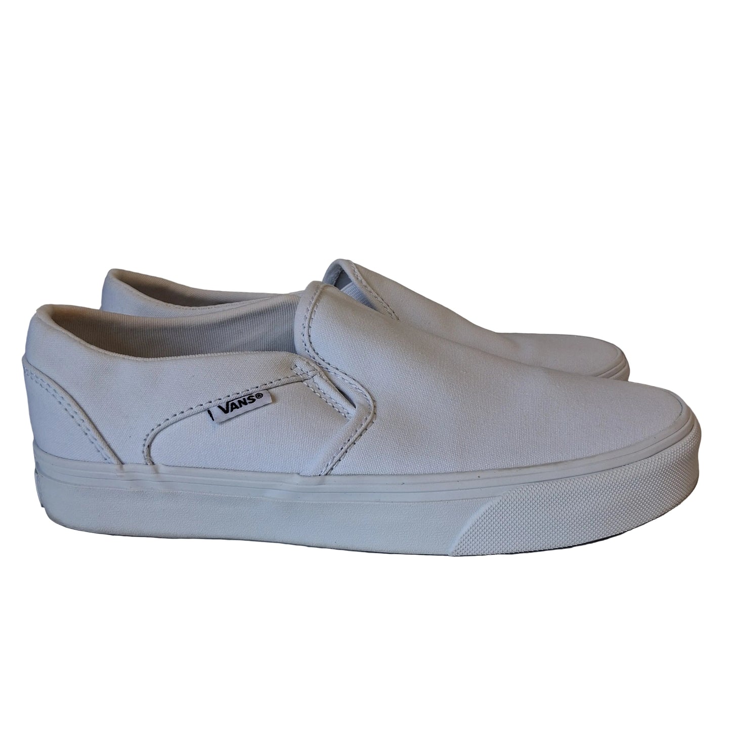 Shoes Sneakers By Vans In White, Size:7.5