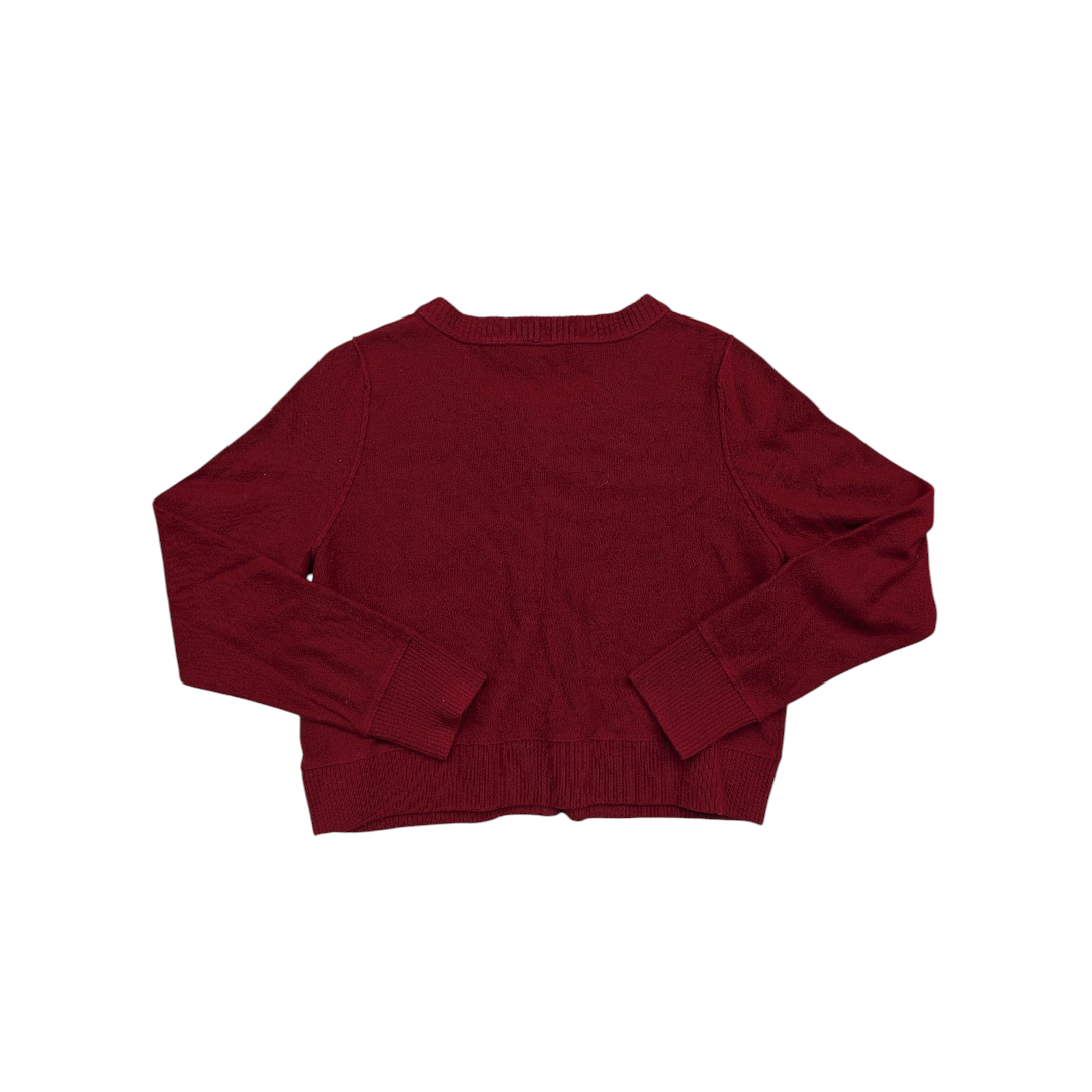Sweater Cardigan By Free People In Red, Size:Xl