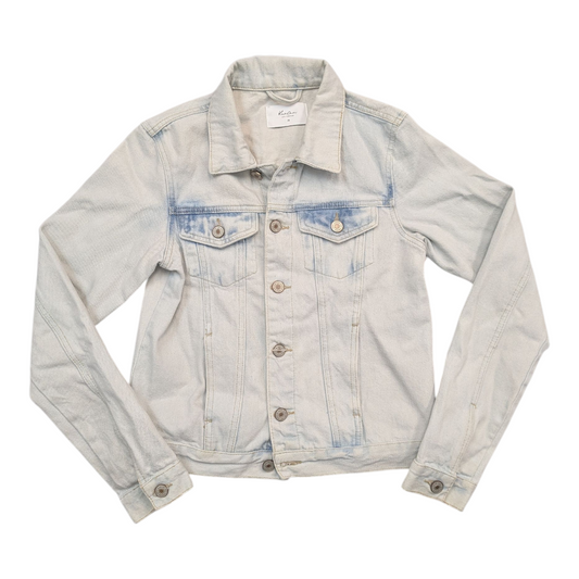 Jacket Denim By Kancan In Blue Denim, Size:Xs