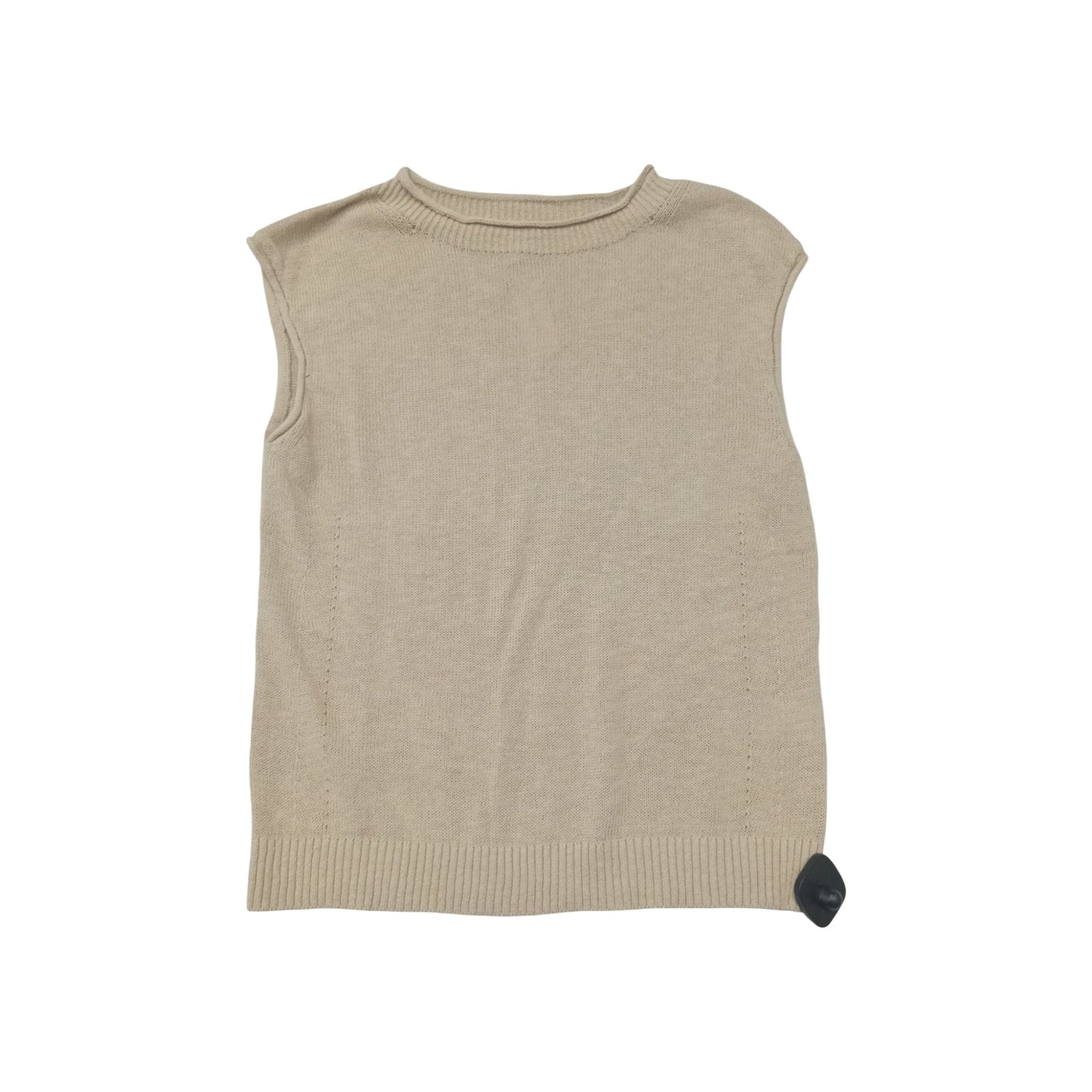 Top Sleeveless By Banana Republic In Tan, Size:S