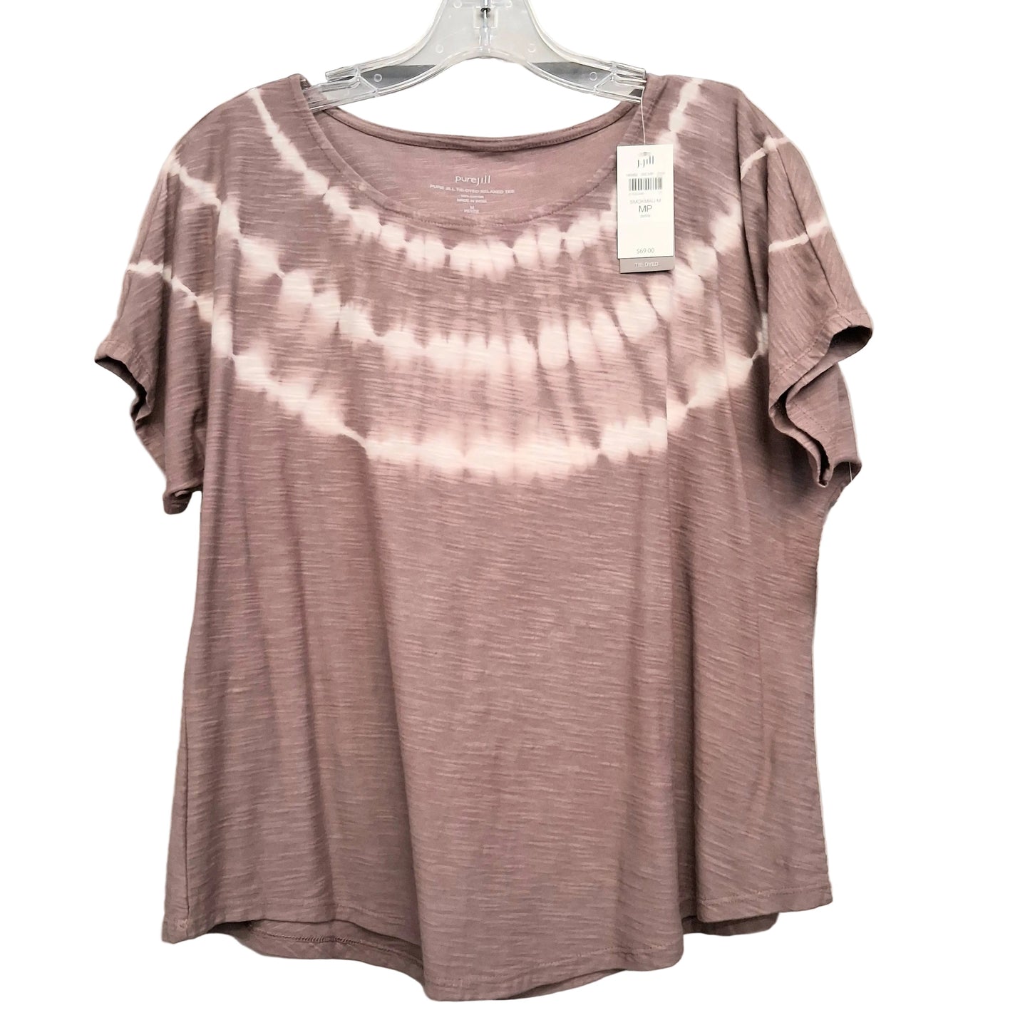 Top Ss Basic By Pure Jill In Tie Dye Print, Size:Mp