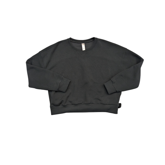 Sweatshirt Crewneck By Spanx In Black, Size:Xl