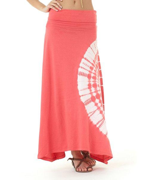 Lagaci Coral Tie-Dye Convertible Midi Cover-Up Size M New!