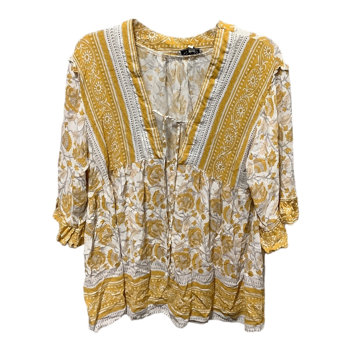 Top 3/4 Sleeve By Rachel Zoe  Size: L