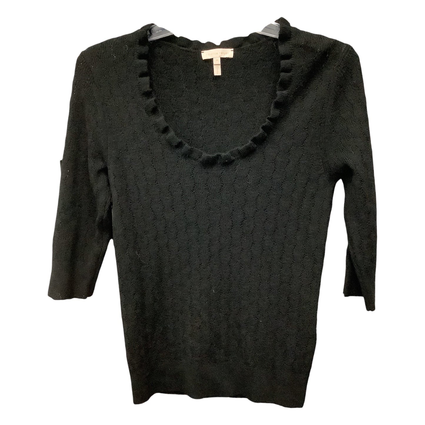 Top 3/4 Sleeve By Rebecca Taylor  Size: M