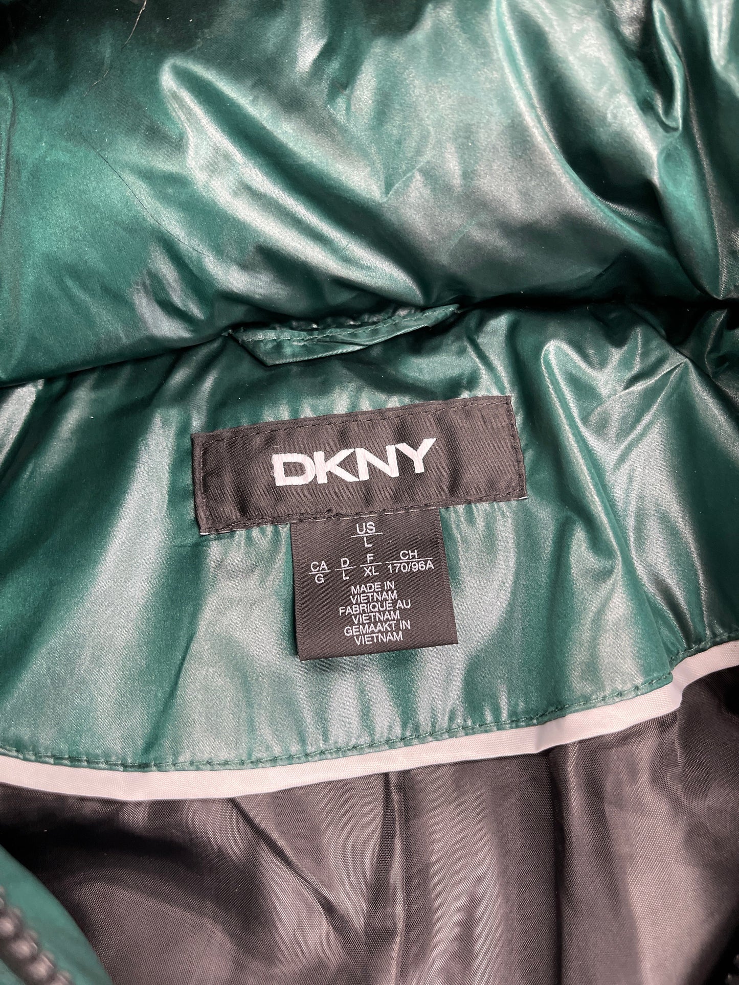 Coat Puffer & Quilted By Dkny  Size: L