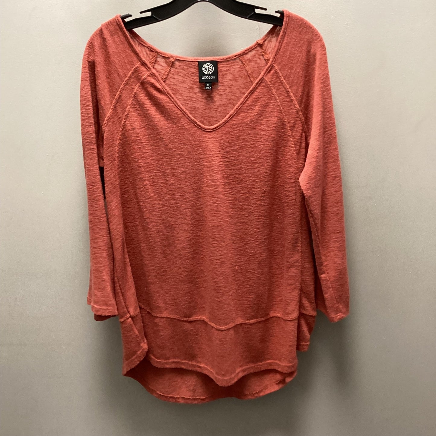 Top 3/4 Sleeve By Bobeau  Size: Xl