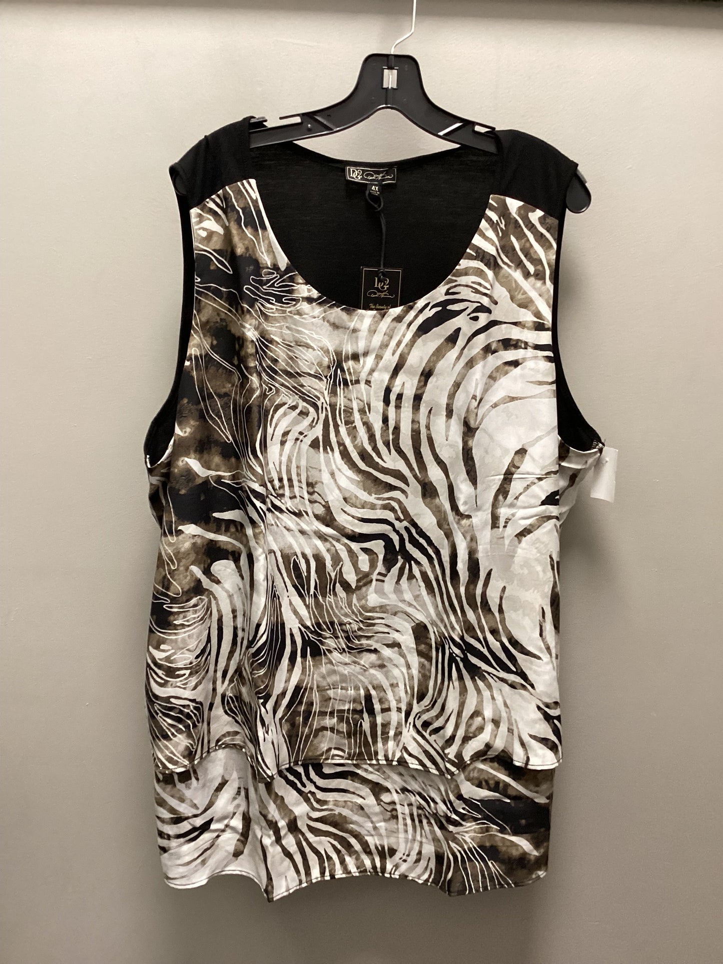 Top Sleeveless By Diane Gilman  Size: 4x