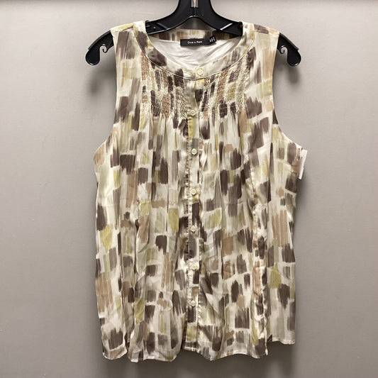 Blouse Sleeveless By Doe & Rae  Size: M