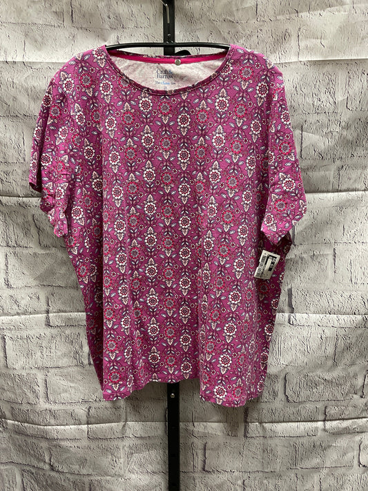 Top Short Sleeve By Croft And Barrow  Size: 2x