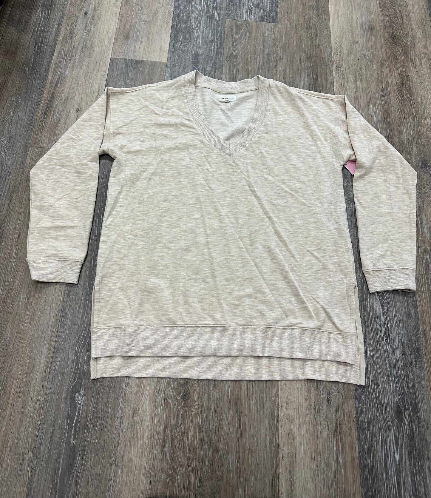 Top Long Sleeve By Thread And Supply  Size: L