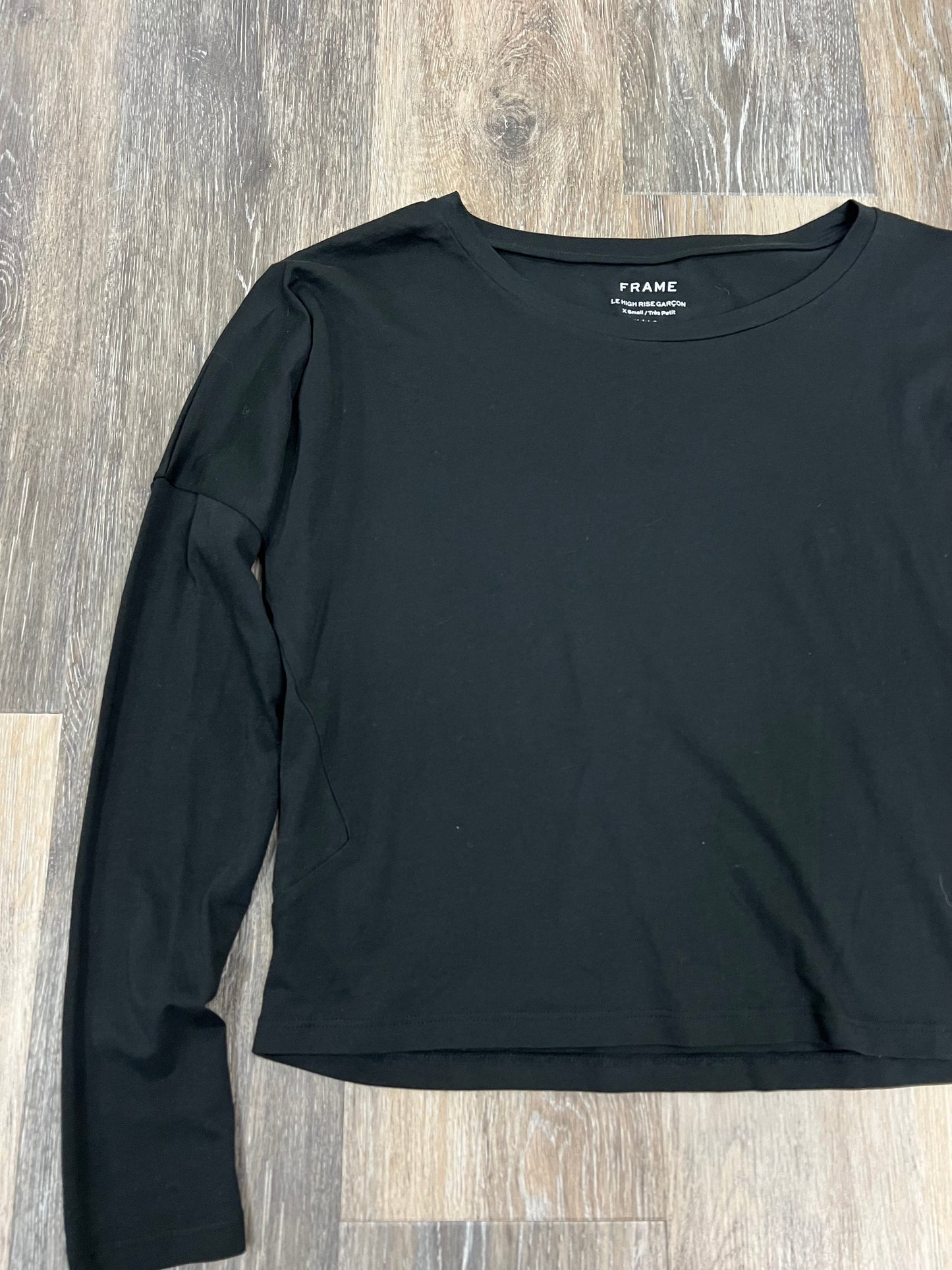 Top Long Sleeve Designer By Frame  Size: Xs