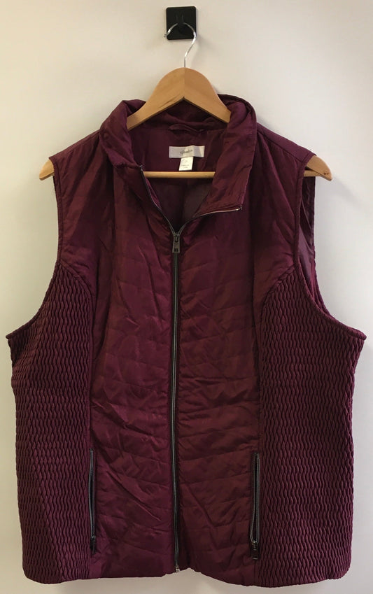 Vest Puffer & Quilted By Cj Banks  Size: 2x