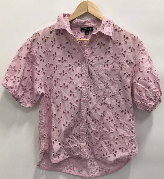 Top Short Sleeve By J Crew  Size: 6