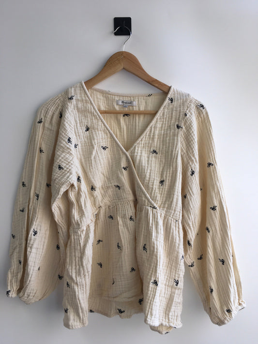 Top Long Sleeve By Madewell  Size: Xs