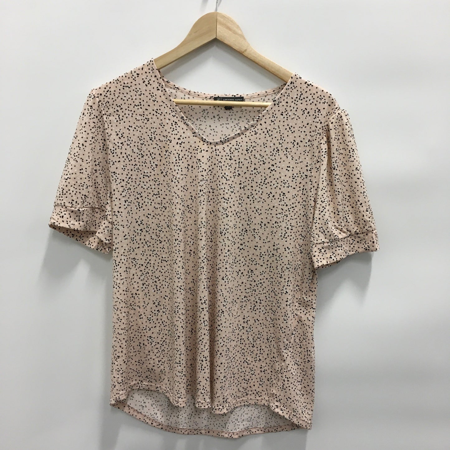 Top Short Sleeve By Adrianna Papell  Size: L