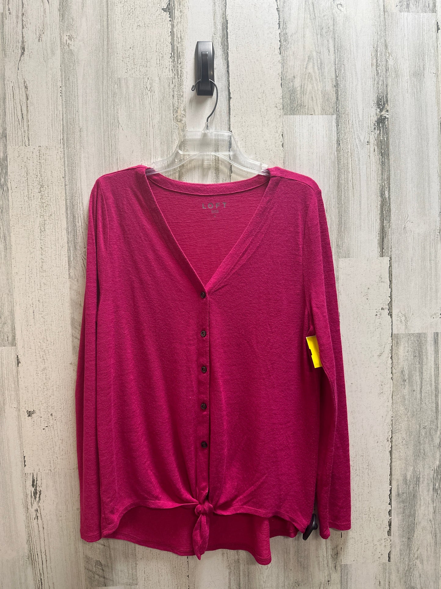 Top Long Sleeve By Loft  Size: L