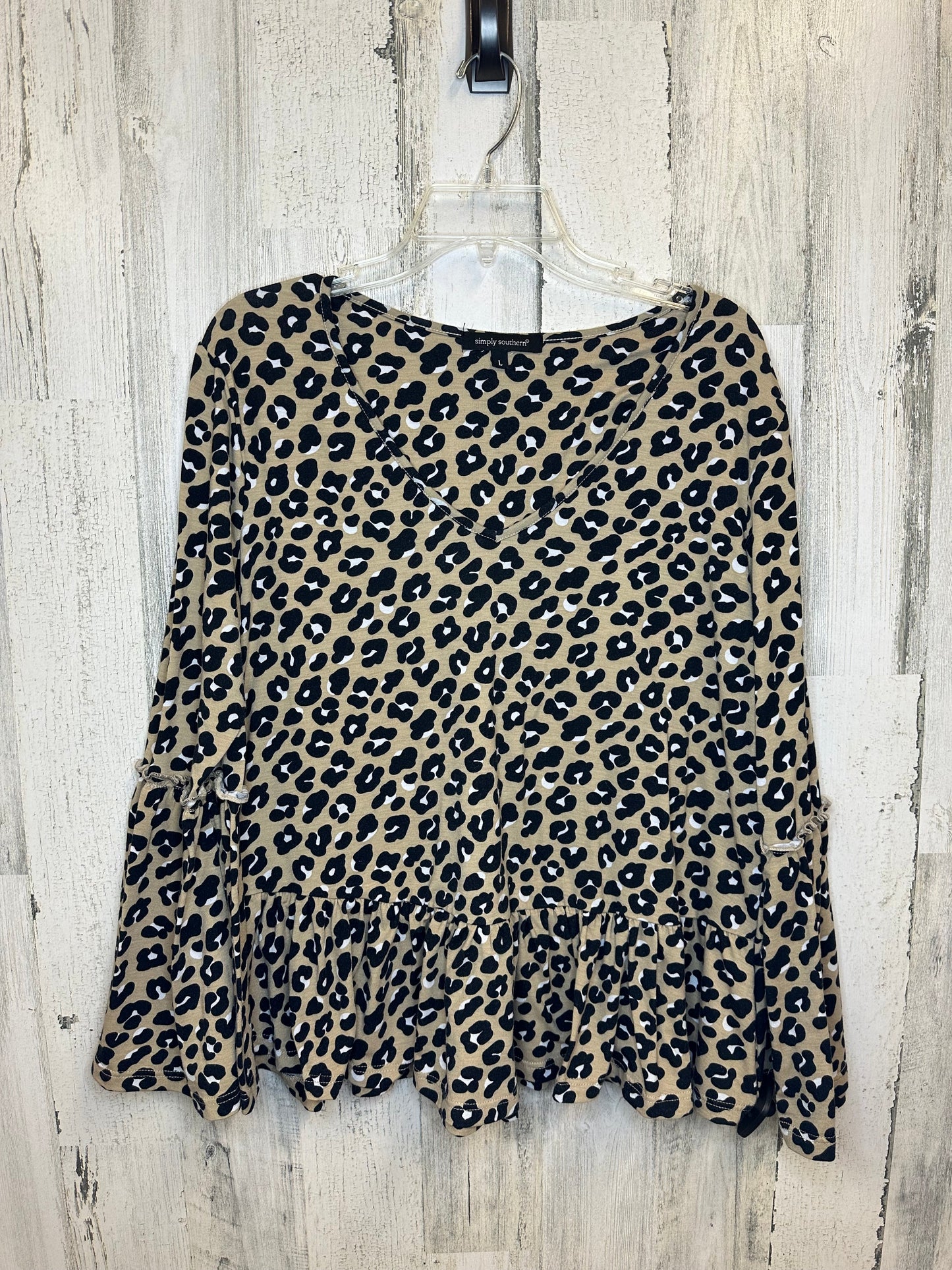 Top Long Sleeve Basic By Simply Southern  Size: L