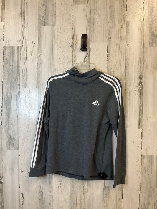 Athletic Top Long Sleeve Collar By Adidas  Size: S