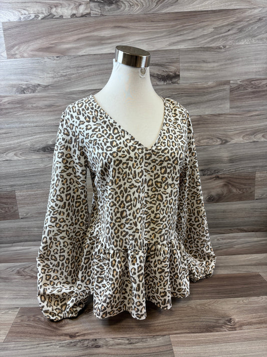 Top Long Sleeve Basic By Nine West Apparel  Size: Xs