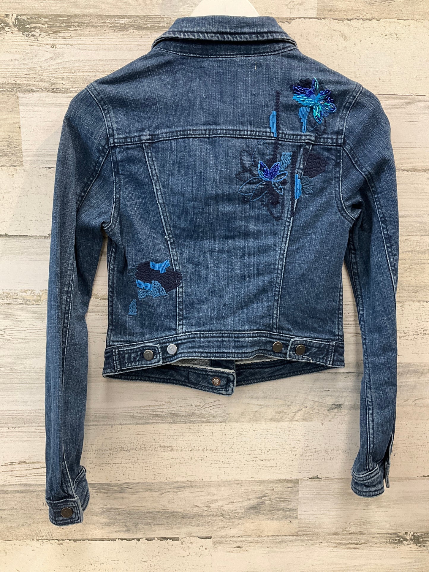 Jacket Denim By Anthropologie  Size: Xs