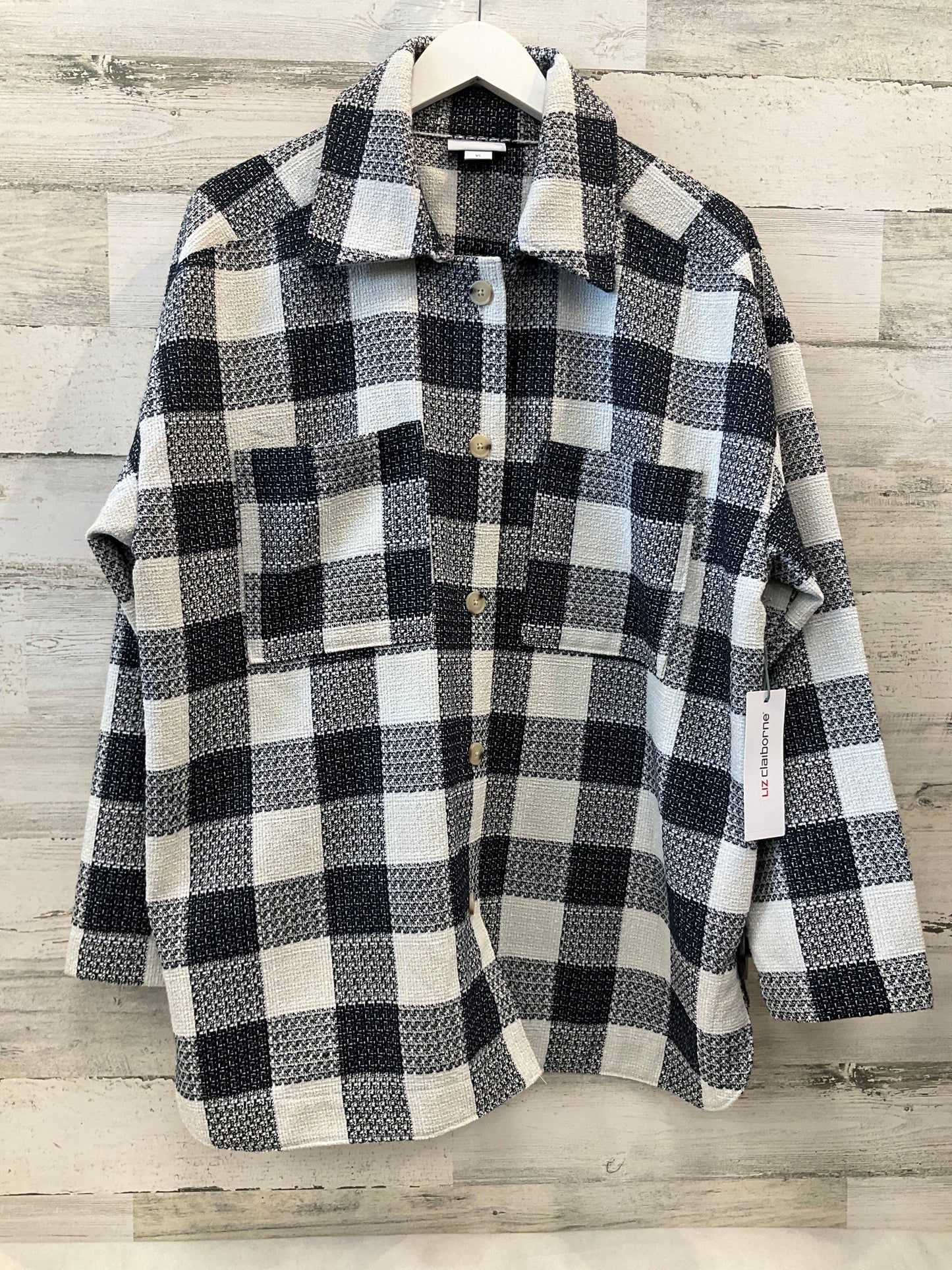 Jacket Shirt By Liz Claiborne  Size: Xl