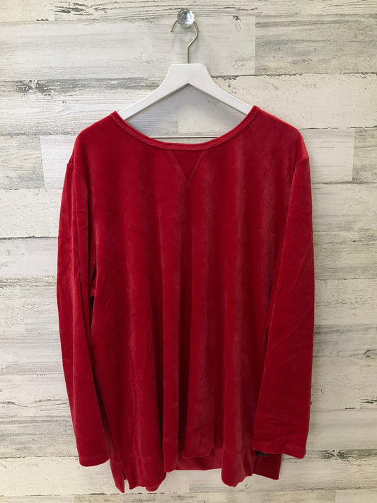 Top Long Sleeve Basic By Woman Within  Size: 2x