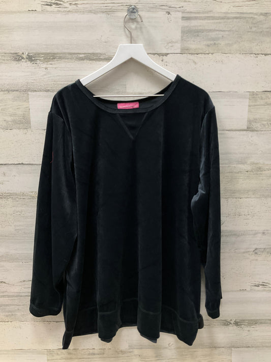 Top Long Sleeve Basic By Woman Within  Size: 2x