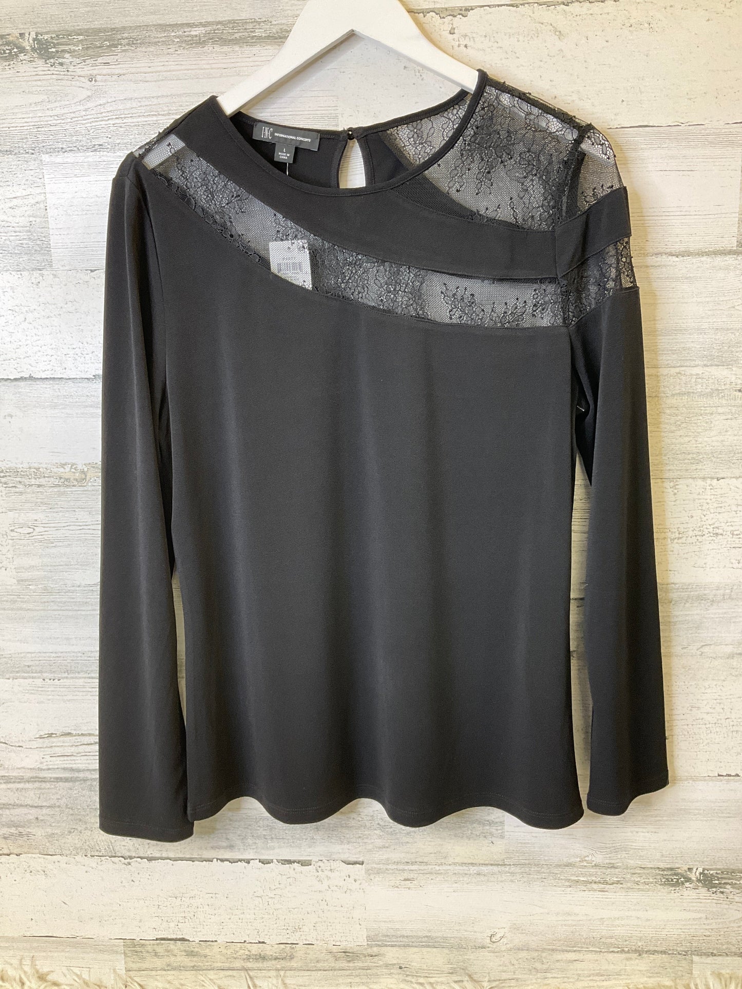 Top Long Sleeve By Inc  Size: L