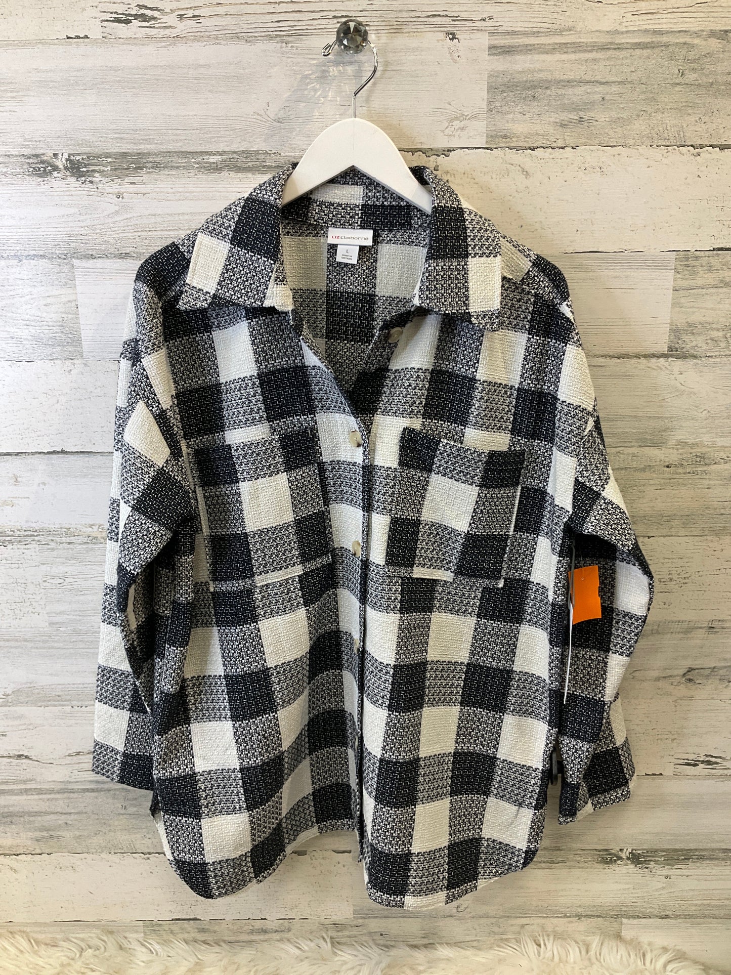 Jacket Shirt By Liz Claiborne  Size: L