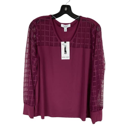 Top Long Sleeve By Nine West  Size: L