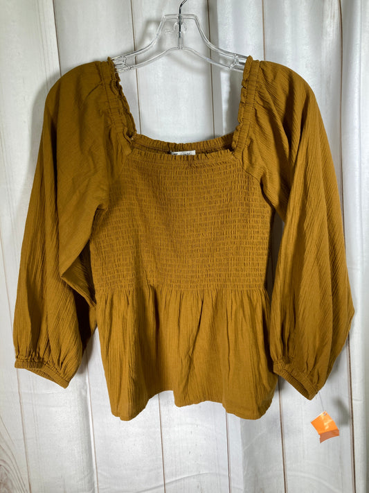 Top Long Sleeve By Madewell  Size: Xs