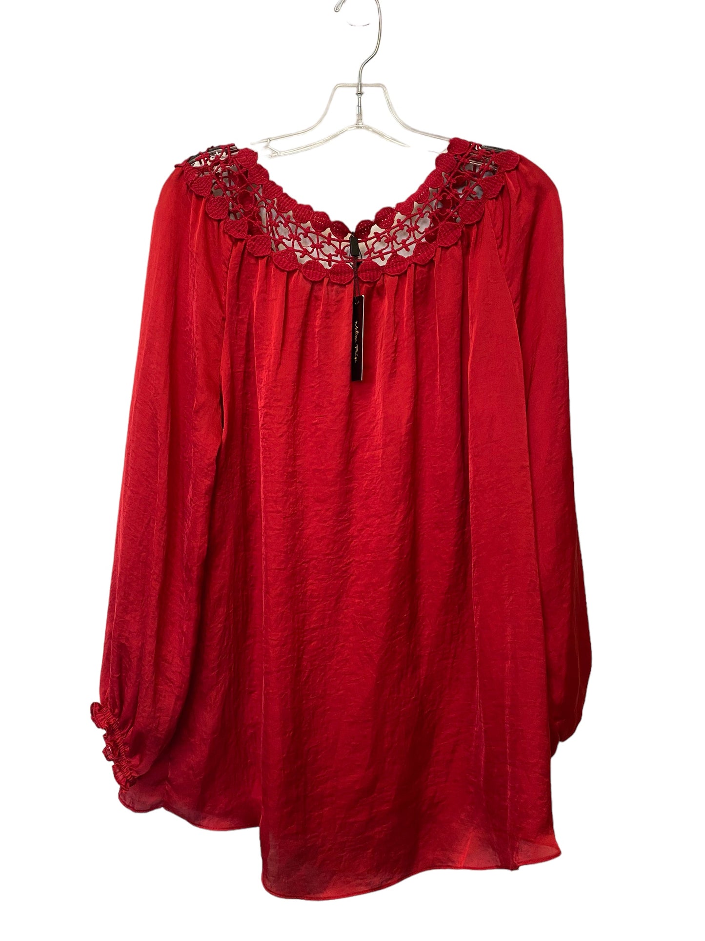 Top Long Sleeve By Melissa Paige  Size: L