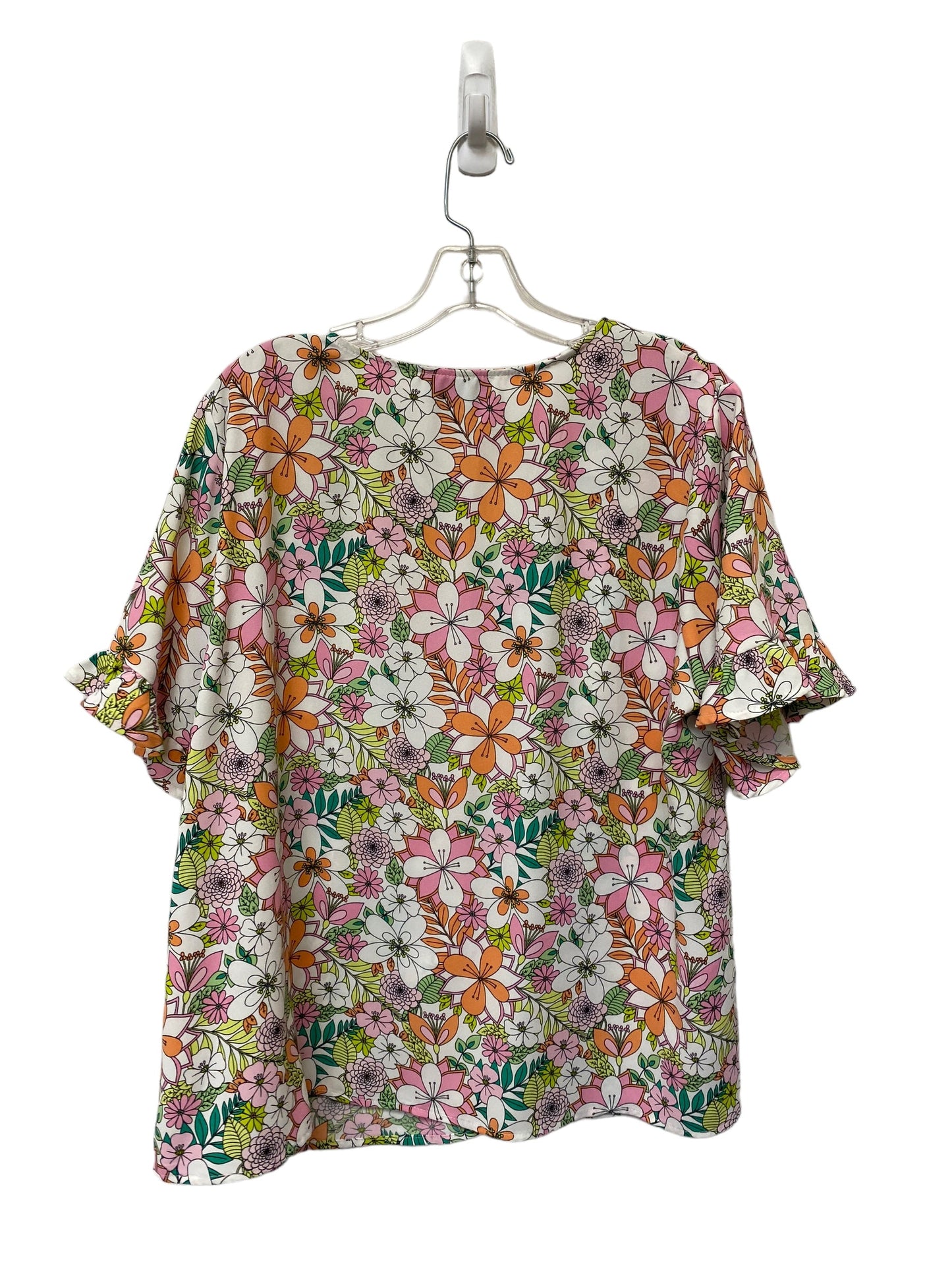 Top Short Sleeve By Cece  Size: 1x