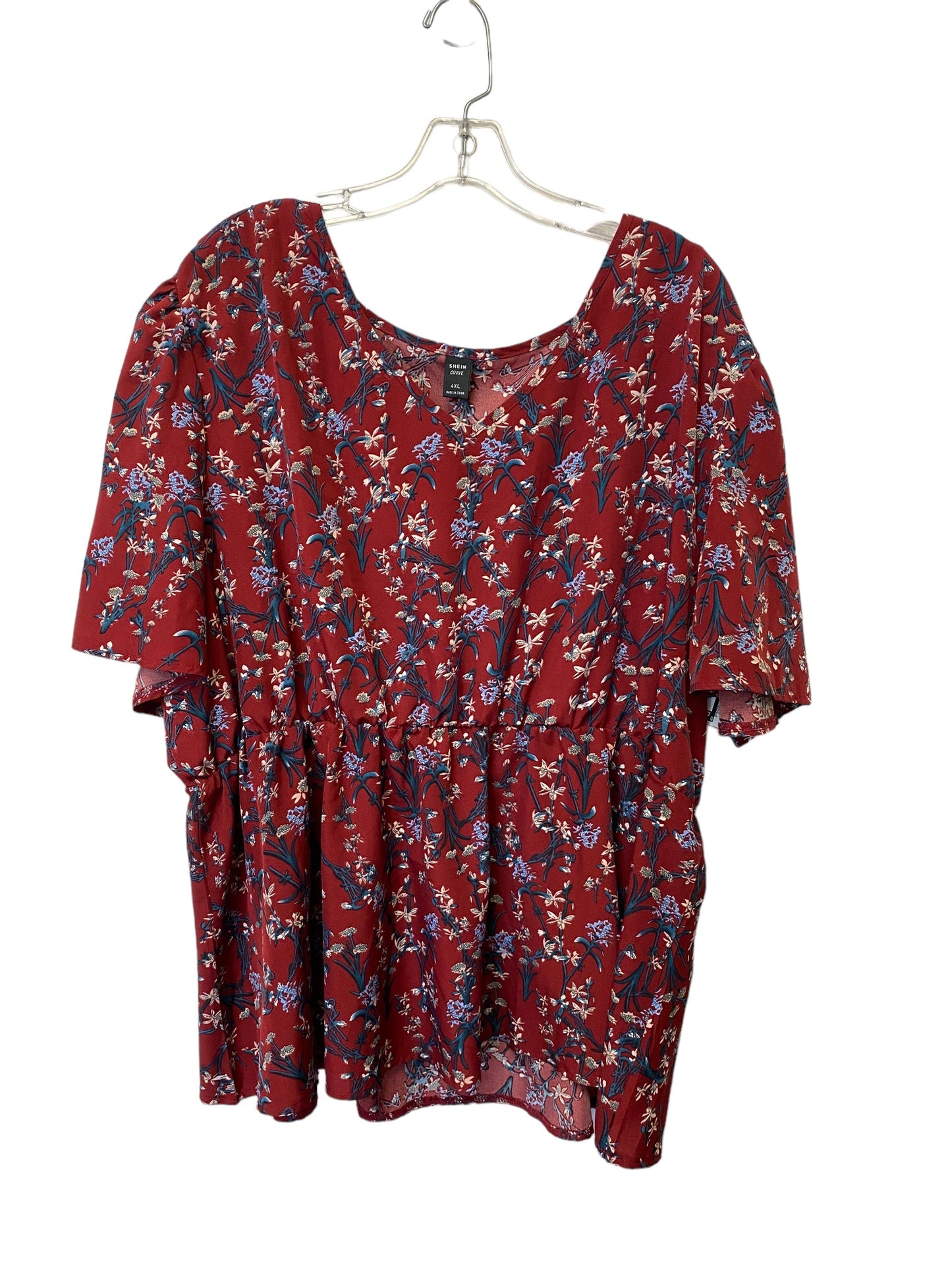 Top Short Sleeve By Shein  Size: 4x