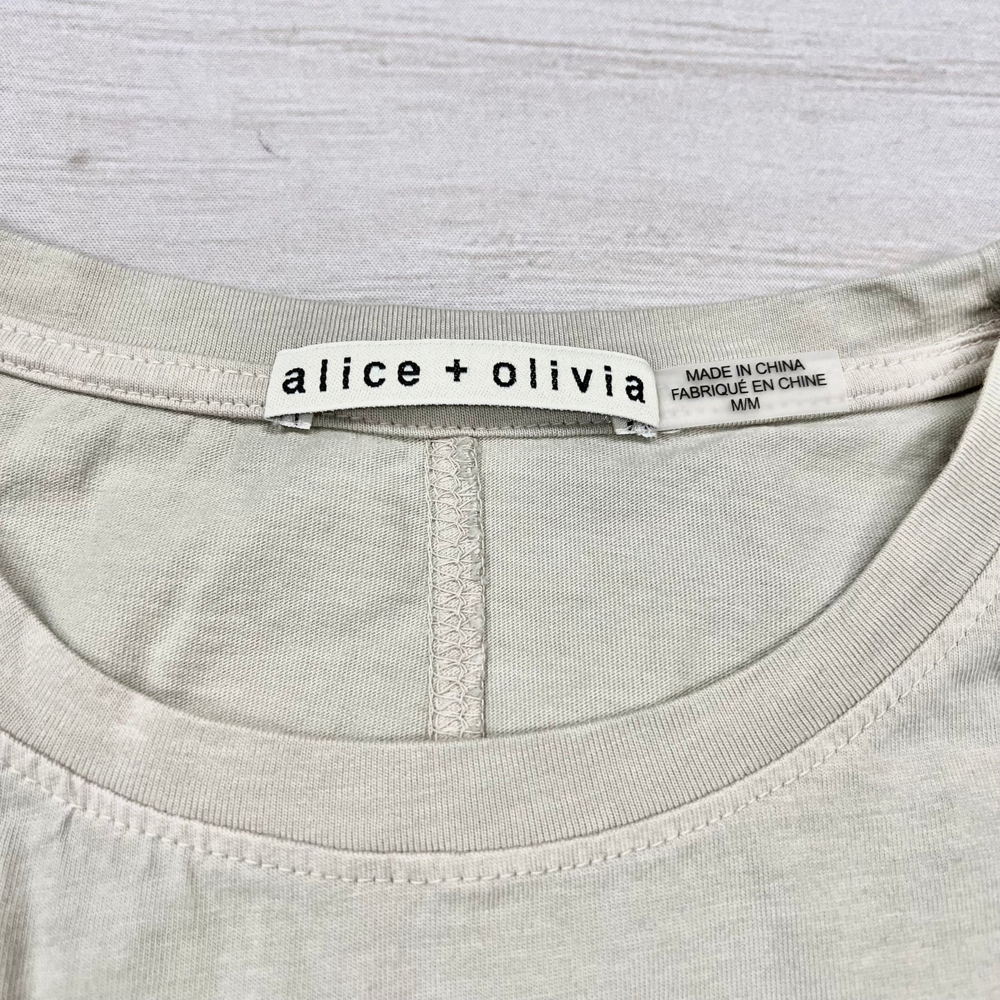 Top Short Sleeve Designer By Alice + Olivia  Size: M