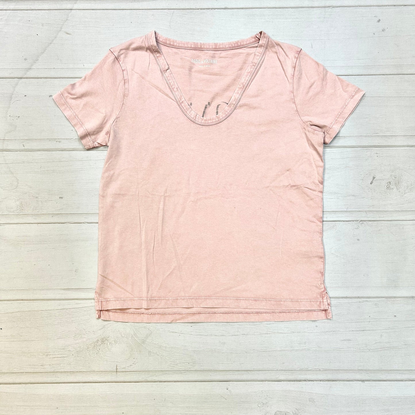 Top Short Sleeve Designer By Zadig And Voltaire  Size: Xs