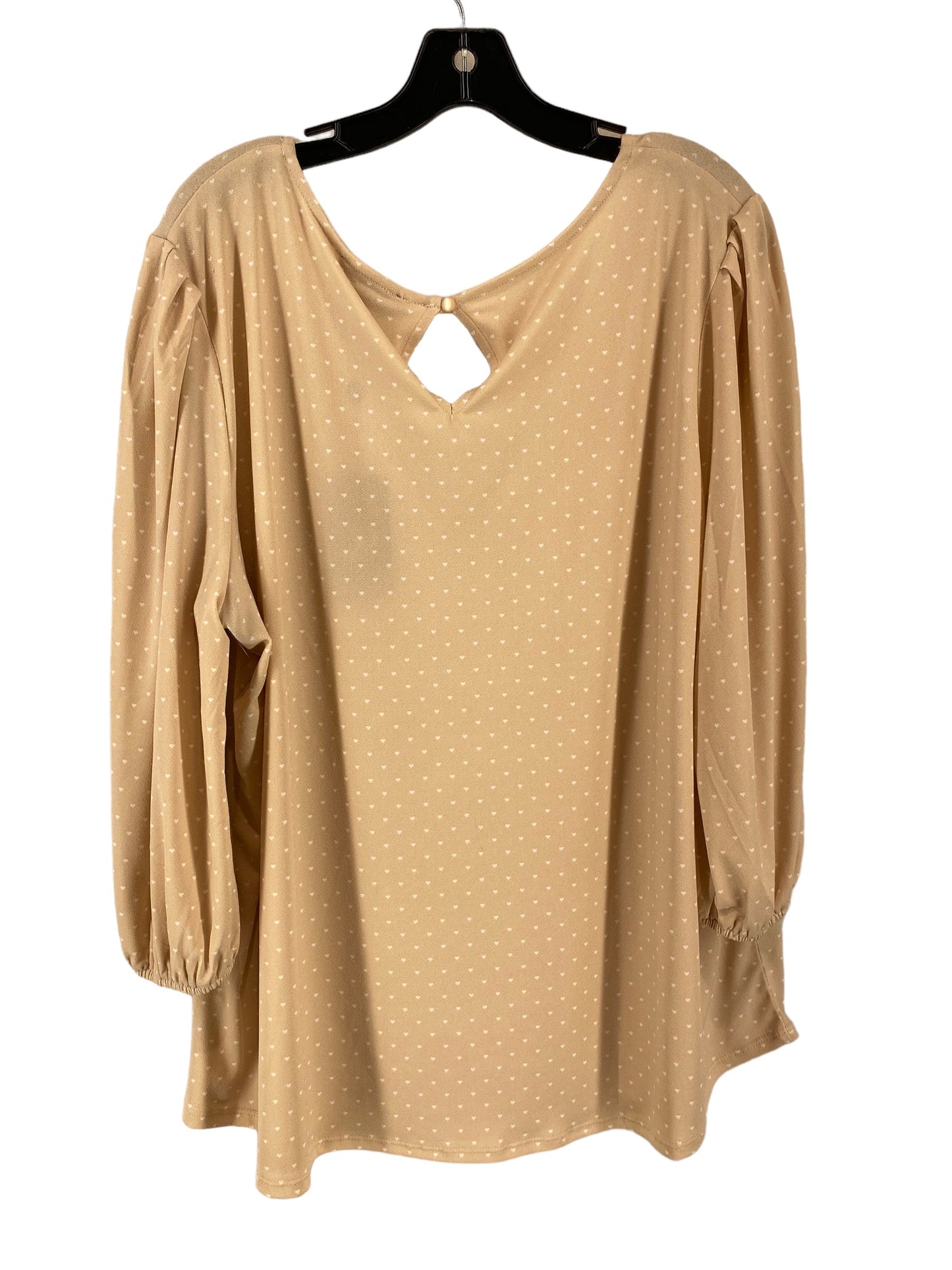 Top Long Sleeve By Adrianna Papell  Size: 2x
