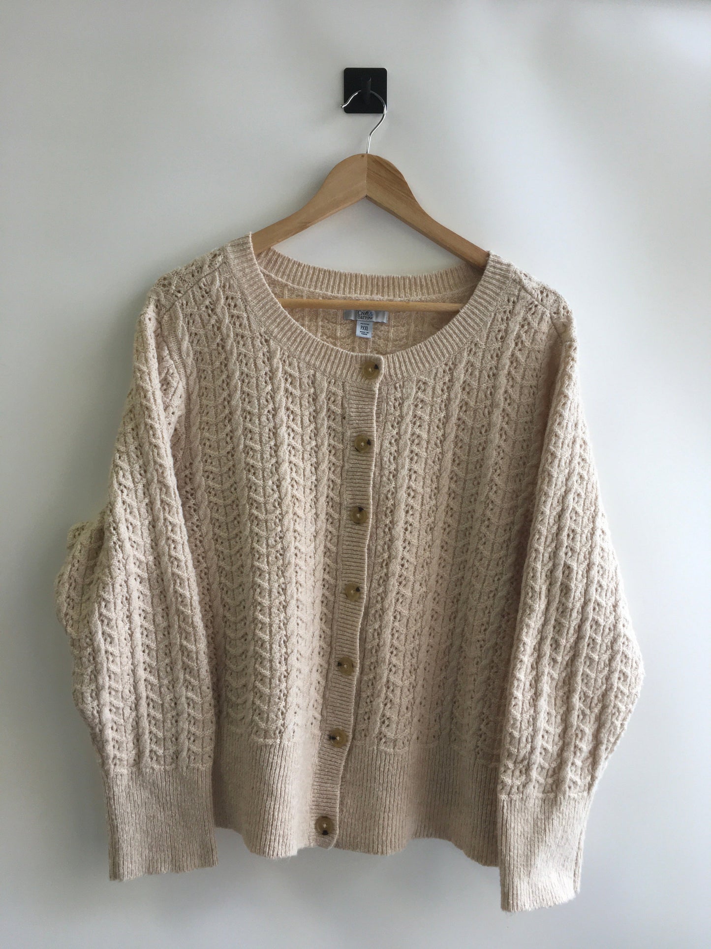 Sweater Cardigan By Croft And Barrow  Size: Xxl